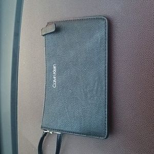 Calvin Klein Wallet/ Wristlet‼️ 10” Width, 7.5 Height, 1” Depth Black